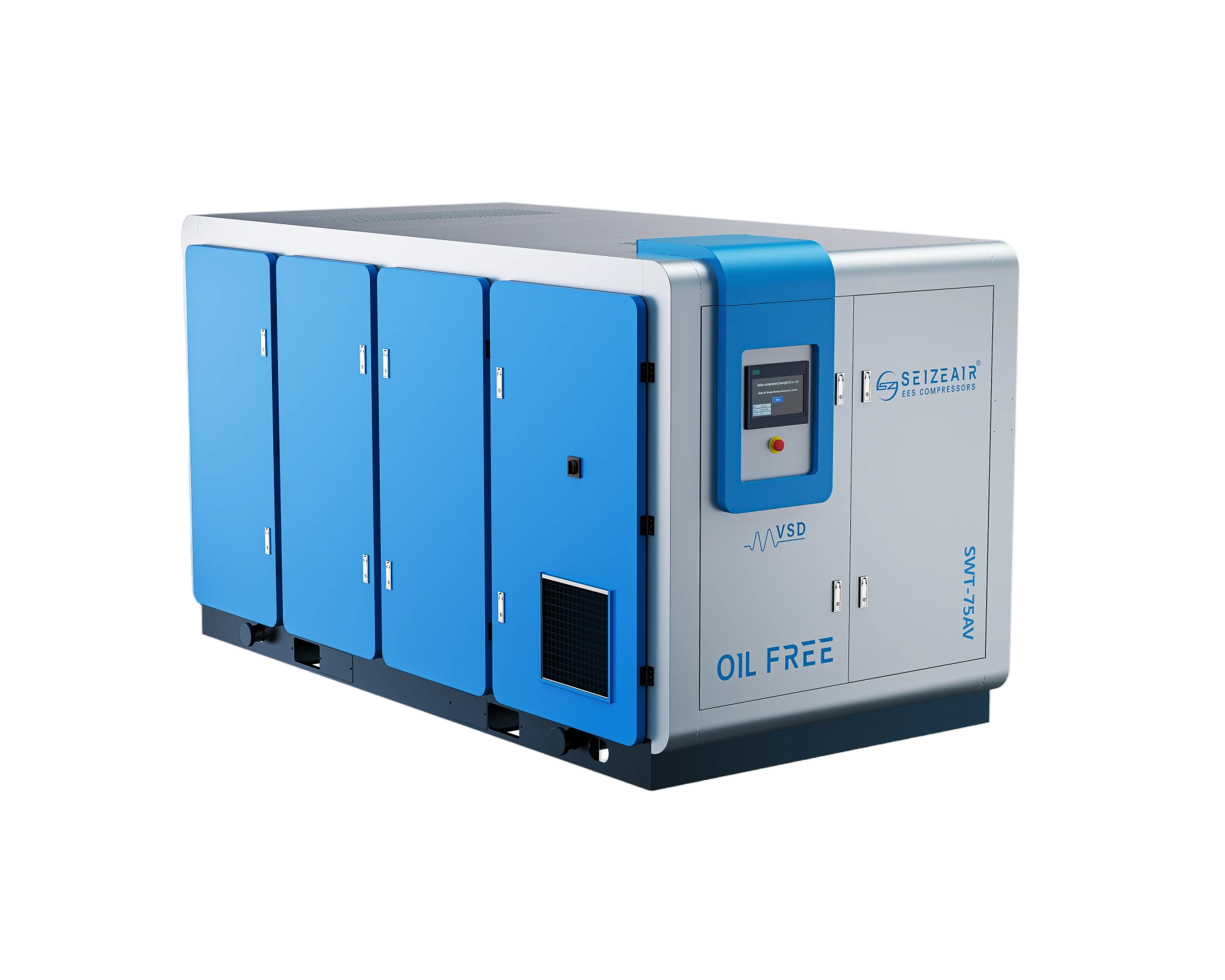 Dry Oil-free Two-stage Screw Air Compressor