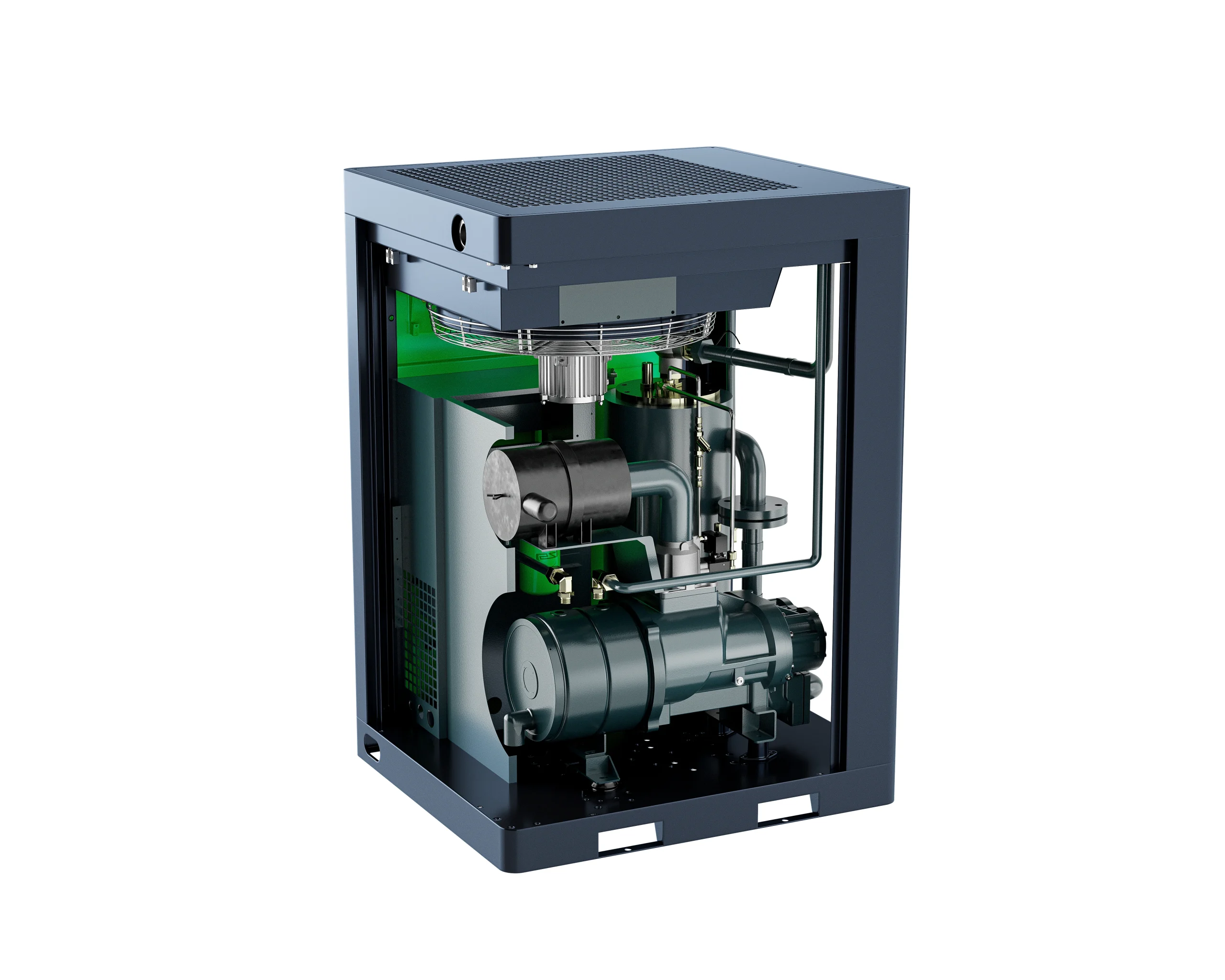 DL-150A 工业级螺杆空压机侧面图