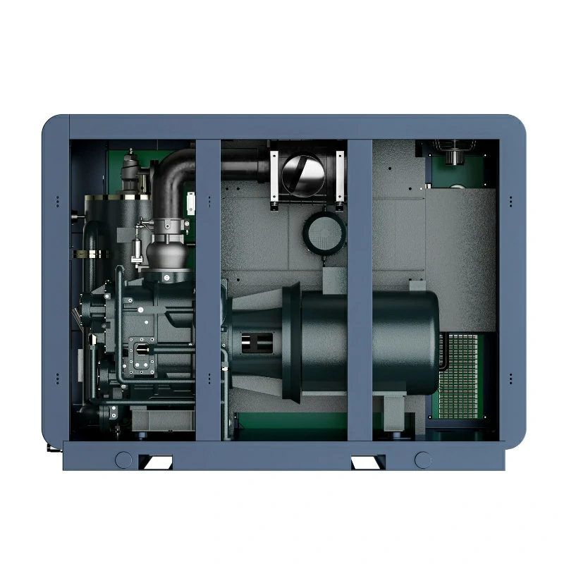 DL-150A 工业级螺杆空压机侧面图