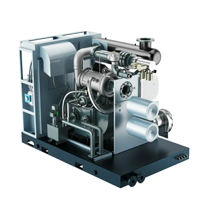 DL-150A 工业级螺杆空压机侧面图